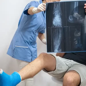 Foot X-rays are a common medical imaging procedure